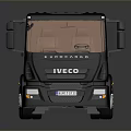 Black Commercial Truck Chassis With Flatbed And Modern Cab Design For Heavy Duty Transport