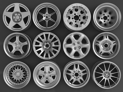 Industrial LOFT wheel 3d model