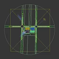 Expansive Industrial Warehouse District With Multiple Buildings Green Fields And Truck Parking