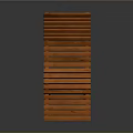 Natural Wood Slatted Lounge Chair With Ergonomic Design For Outdoor Garden Furniture