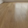 Natural Oak Wooden Flooring With Smooth Surface And Natural Grain Texture In Interior