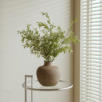 modern green plant 3d model