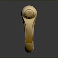 High Quality Golden Faucet Hardware Tools Featuring Modern Design And Polished Surface 3d model