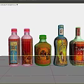 Traditional Chinese Herbal Health Tonic Wines in Different Bottles with Natural Ingredients