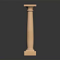 Modern Columns Stone Columns Stone Columns 3d model
