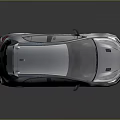 Silver Sporty Hatchback Car With Black Wheels Red Brake Calipers And Aerodynamic Design