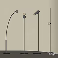 Floor Lamp Metal Floor Lamp 3d model