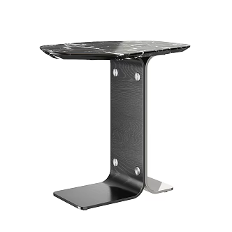Minotti Italian Minimal Side Table Marble Side Table Solid Wood Side Table Metal Side Table Sofa Side Table 3d model