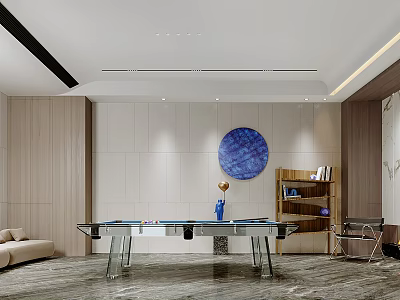 Modern Recreation Room 3d model