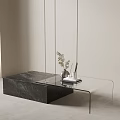 Modern marble coffee table 3d model