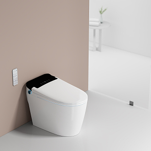 Modern toilet 3d model