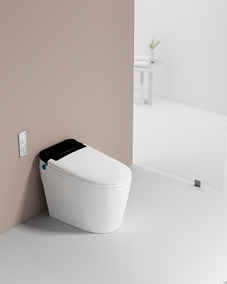 Modern toilet 3d model