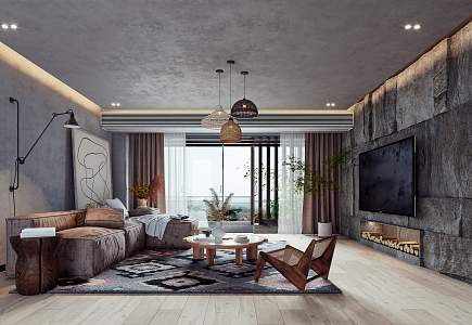 The Silent Living Room 3d model