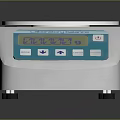 Computer Controlled Digital Electronic Scale with White Body Circular Tray and Blue LCD