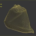 Gray Plastic Trash Bag For Household Use With Full Capacity Design