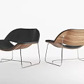 Modern Black Leather Office Chair With Sleek Metal Frame And Comfortable Design