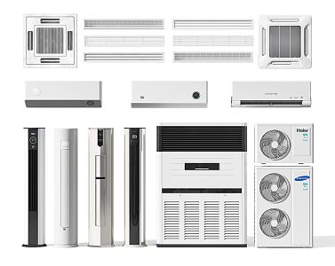 modern air conditioning 3d model