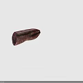 Traditional Cured Salami Sausage With Red And White Marbled Meat In Cylindrical Shape