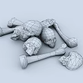 Skull Bones 3d model