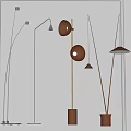 Modern Floor Lamps With Stylish Metallic Finishes Curved Arms And Various Shade Shapes