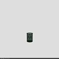 Green Metal Mesh Pen Holder With Cylindrical Design For Office Use