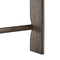 Minimalist Solid Wood Dining Table With Crossed Legs And Slender Frame