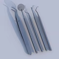 Stainless Steel Dental Medical Instruments Set With Various Professional Tools for Clinical Use