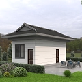 New Chinese-style single-family villa small house villa on the first floor 3d model