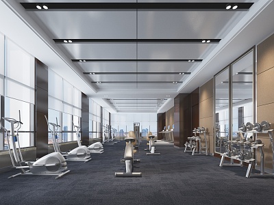 Modern Gym 3d model