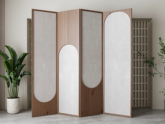 Nordic screen partition 3d model