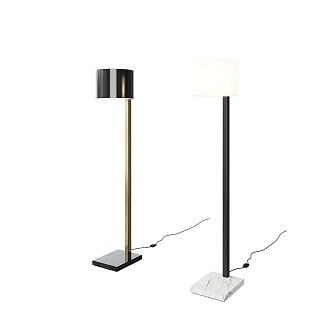 Jane European floor lamps 3d model