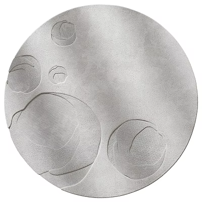 Round carpet 3d model