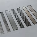 Different Metal Floor Grilles With Grid Patterns And Smooth Surfaces For Decoration 3d model