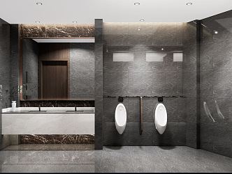 Modern toilet 3d model