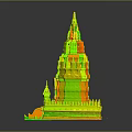 Traditional Temple Architecture With Multi Tiered Spire And Intricate Carvings On Square Platform Base