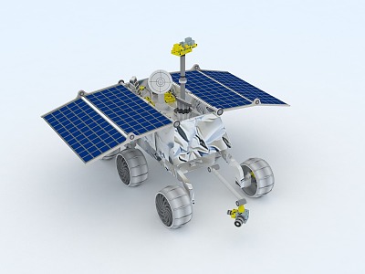 Exploration vehicle Yutu lunar rover Mars rover exploration vehicle lunar exploration vehicle all-terrain vehicle robot intelligent vehicle model