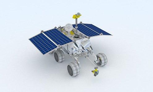 Exploration vehicle Yutu lunar rover Mars rover exploration vehicle lunar exploration vehicle all-terrain vehicle robot intelligent vehicle 3d model