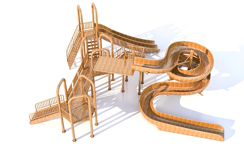 Children's Recreational Facilities Slide 3d model