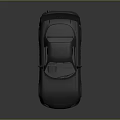 Silver Modified Sports Car With Large Rear Spoiler Black Wheels And Sleek Design