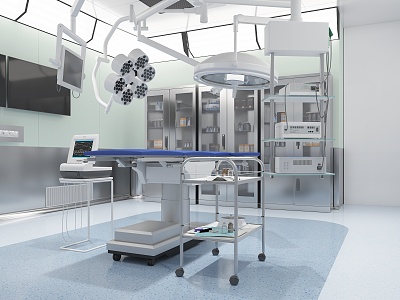 Modern Operating Room 3d model