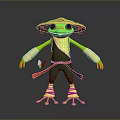 Frog Poison Frog Game Frog Reptile Cold Blooded Animal Reptile 3d model
