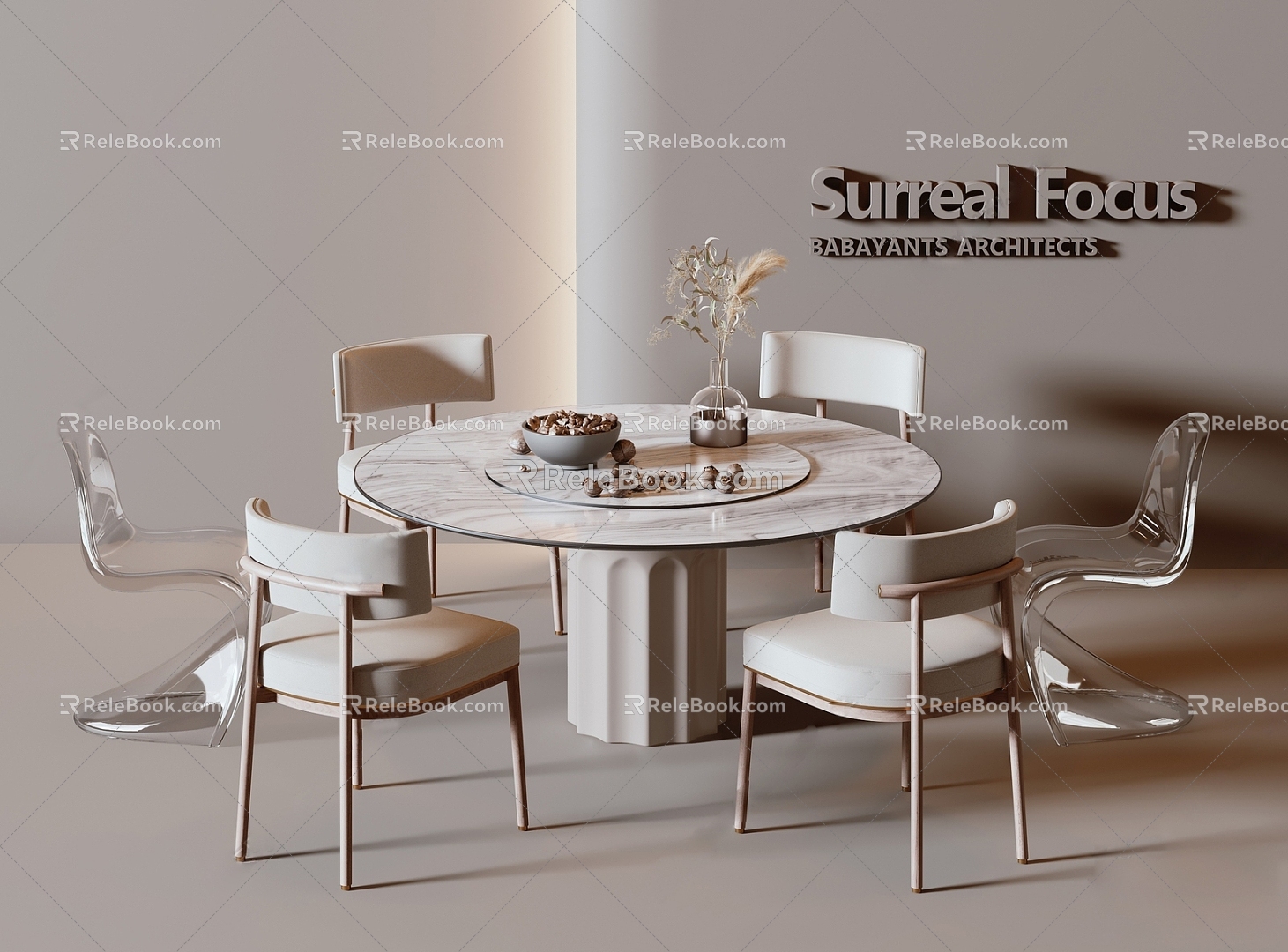 Dining Table Chair 3d model