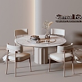 Dining Table Chair 3d model