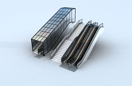 Modern Elevator 3d model