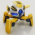 Electric toy mechanical fighter mechanical drone game character game character 3d model