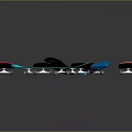 Assorted Skateboards As Sports Equipment With Colorful Graphics And Unique Designs