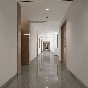 The Modern Corridor 3d model