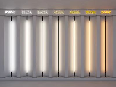 LED Wall Washer Lights Showcase Various Color Temperatures From 3000K to 6500K 3d model
