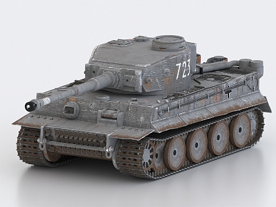 Tiger Tank Tiger Heavy Tank World War II German Tank 3d model