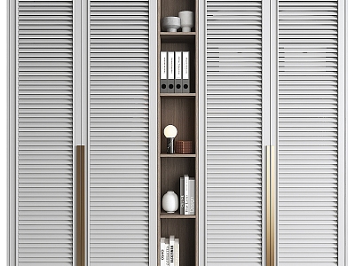 Wooden Wardrobe Locker model